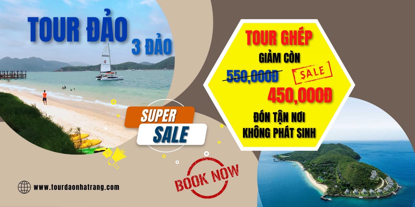 tour 3 đảo ghép Nha Trang