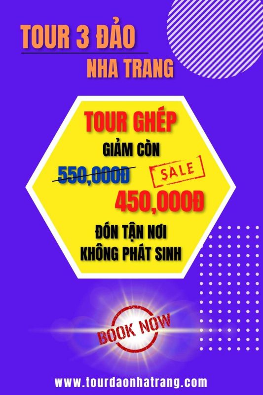 Tour 3 đảo ghép Nha Trang